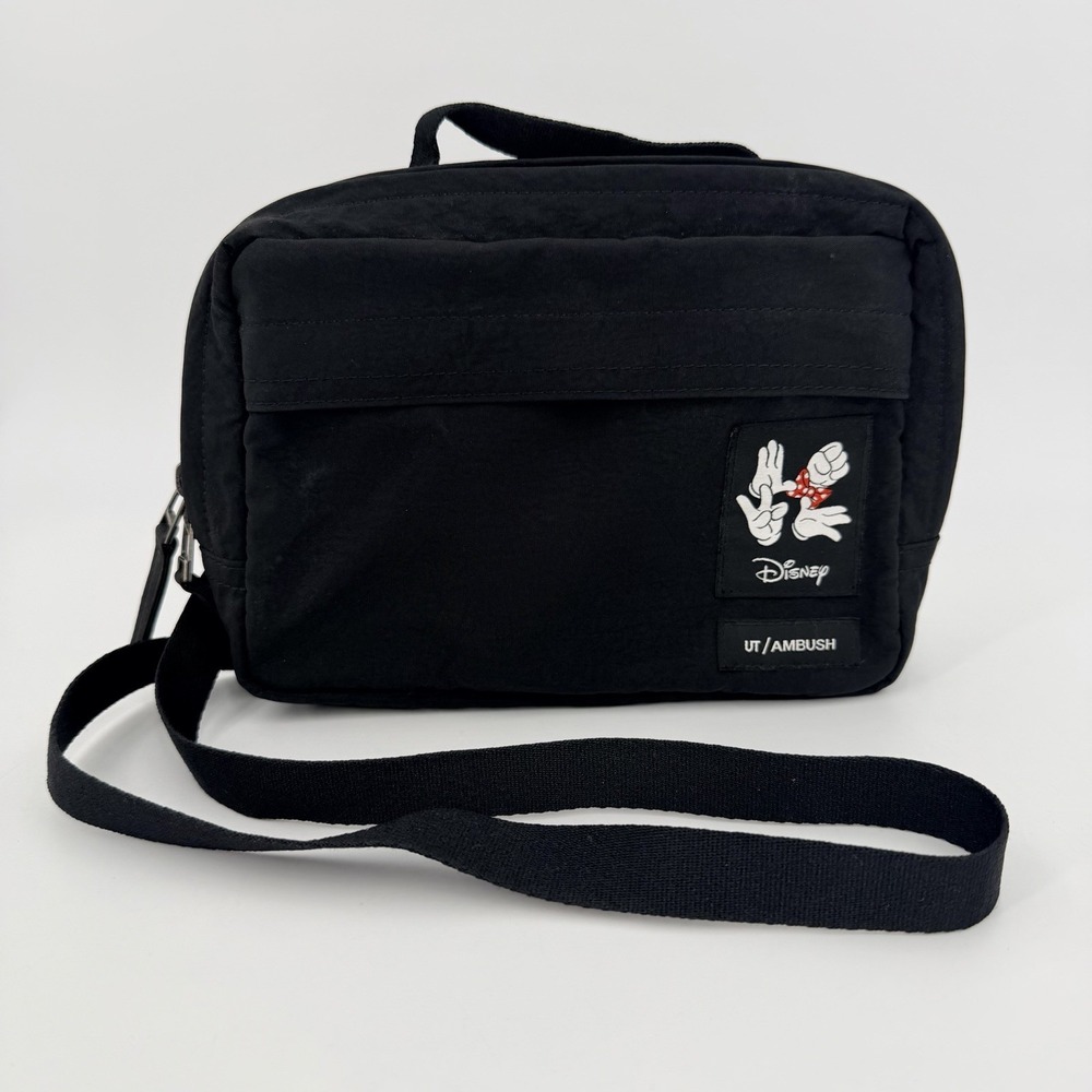 Disney Uniqlo UT x AMBUSH Minnie Mouse Love Black Bag Sling Bag Fanny Pack
